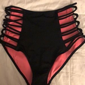Victoria’s Secret Pink High Waisted Swim Bottoms